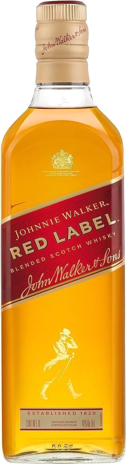 WHISKY JOHNNIE WALKER RED LABEL 1LT