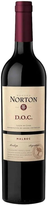 VINHO ARGENTINO NORTON MALBEC DOC TINTO 750ML