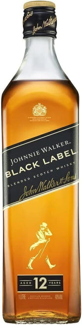 WHISKY JOHNNIE WALKER BLACK LABEL 1LT